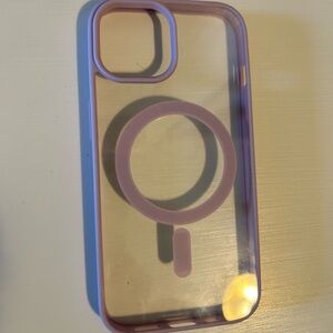 iPhone 14 purple MagSafe case